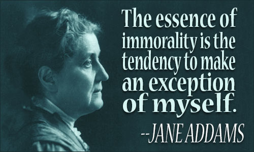 Jane Addams quote